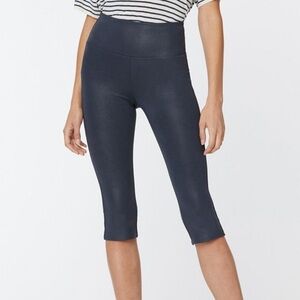 NYDJ Skinny Legging Capri Oxford Navy Sz L